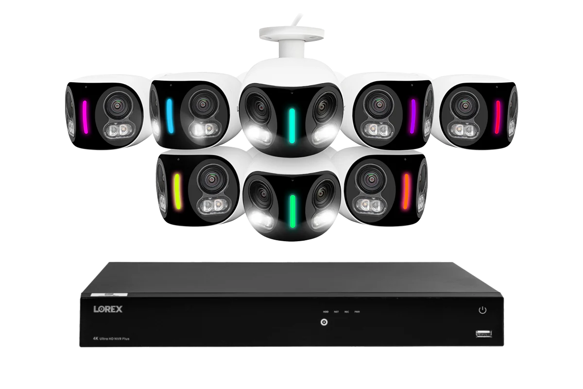 Lorex Fusion Series 4K 16 Camera Capable (Wired or Fusion Wi-Fi) 6TB Wired NVR System with H20 IP Dual Lens Cameras - Image 9