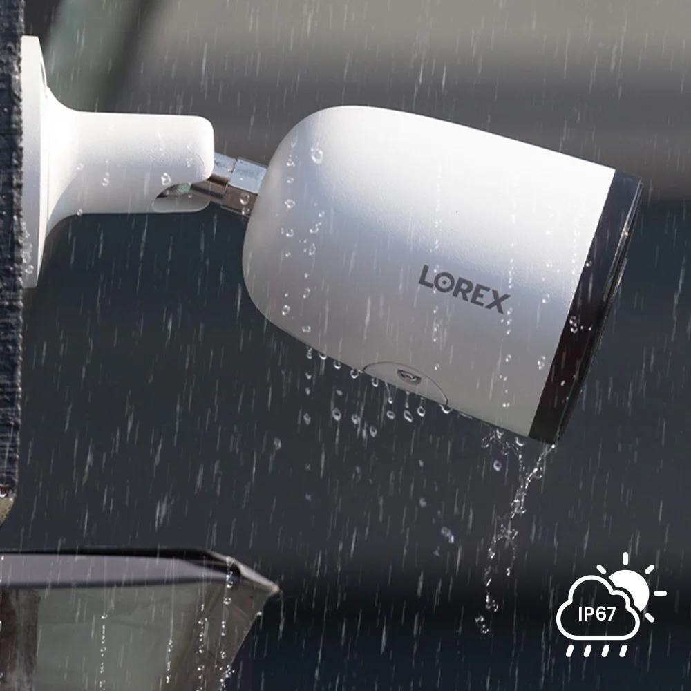 Lorex 4K+ 12MP IP Wired Bullet Security Camera with Smart Security Lighting - Image 3