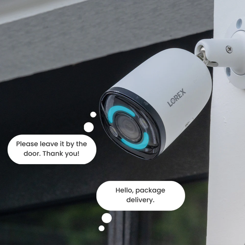 Lorex 4K+ 12MP IP Wired Bullet Security Camera with Smart Security Lighting - Image 4