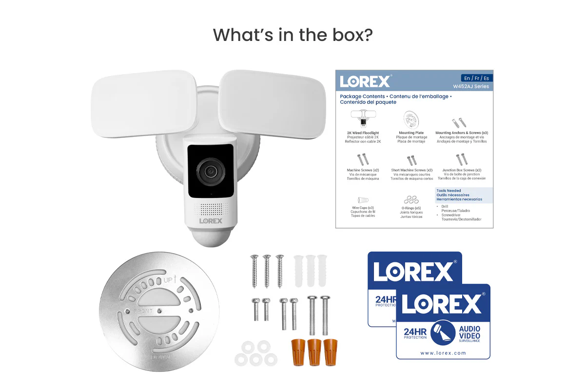 Lorex 2K Wi-Fi Floodlight Security Camera (32GB, Cloud-Enabled) - Image 5