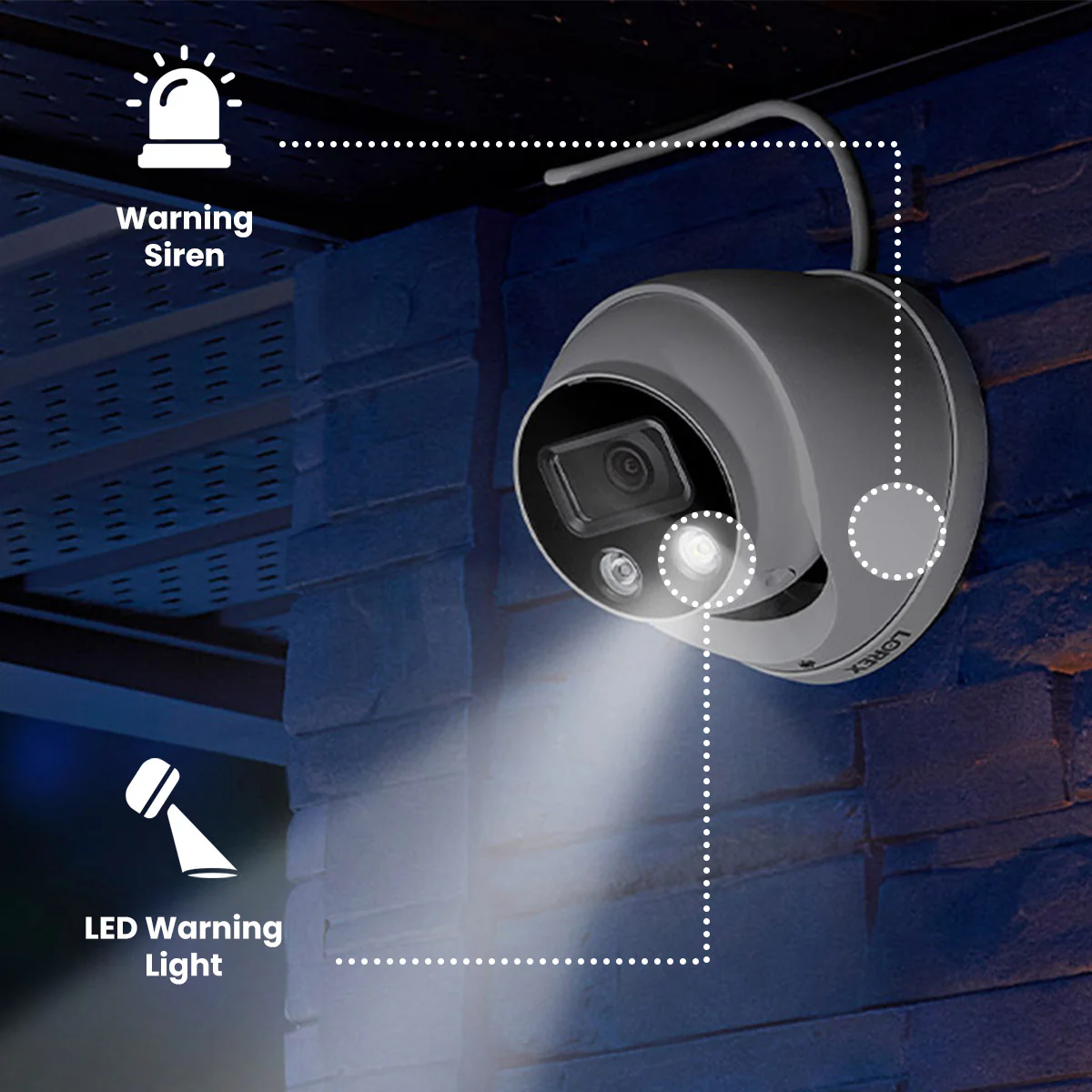 Lorex Fusion Series 4K+ 16 Channel (8 Wired + 8 Fusion Wi-Fi) 2TB Wired System with H13 Wired 4K IP Dome Cameras - Image 4